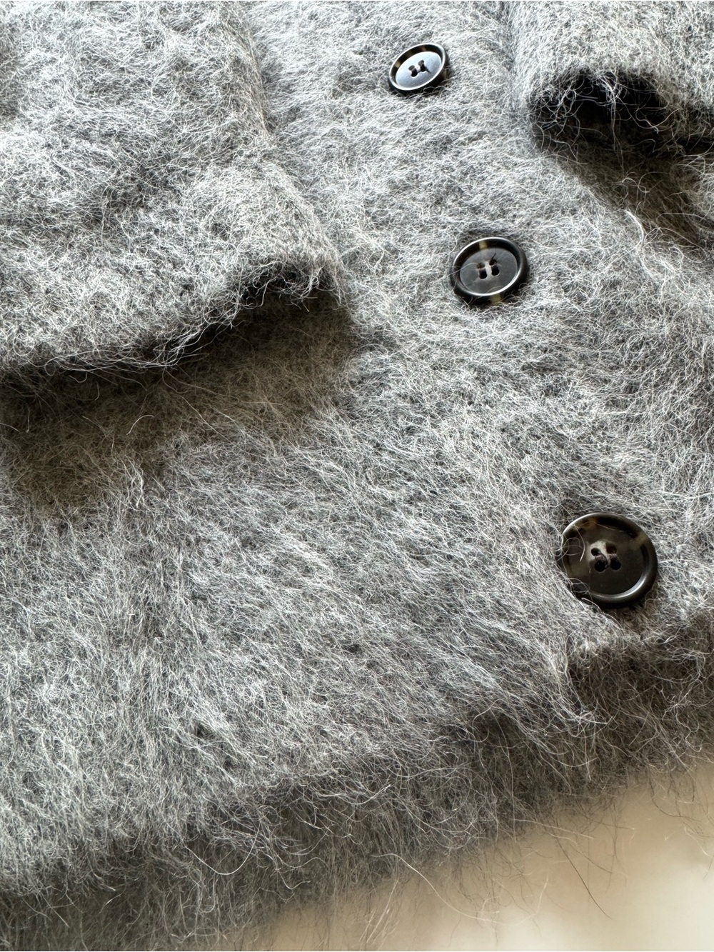 J.Crew Collection Mohair Blend Oversized Grandpa Cardigan Sweater Large - NWOT - Picture 3 of 5